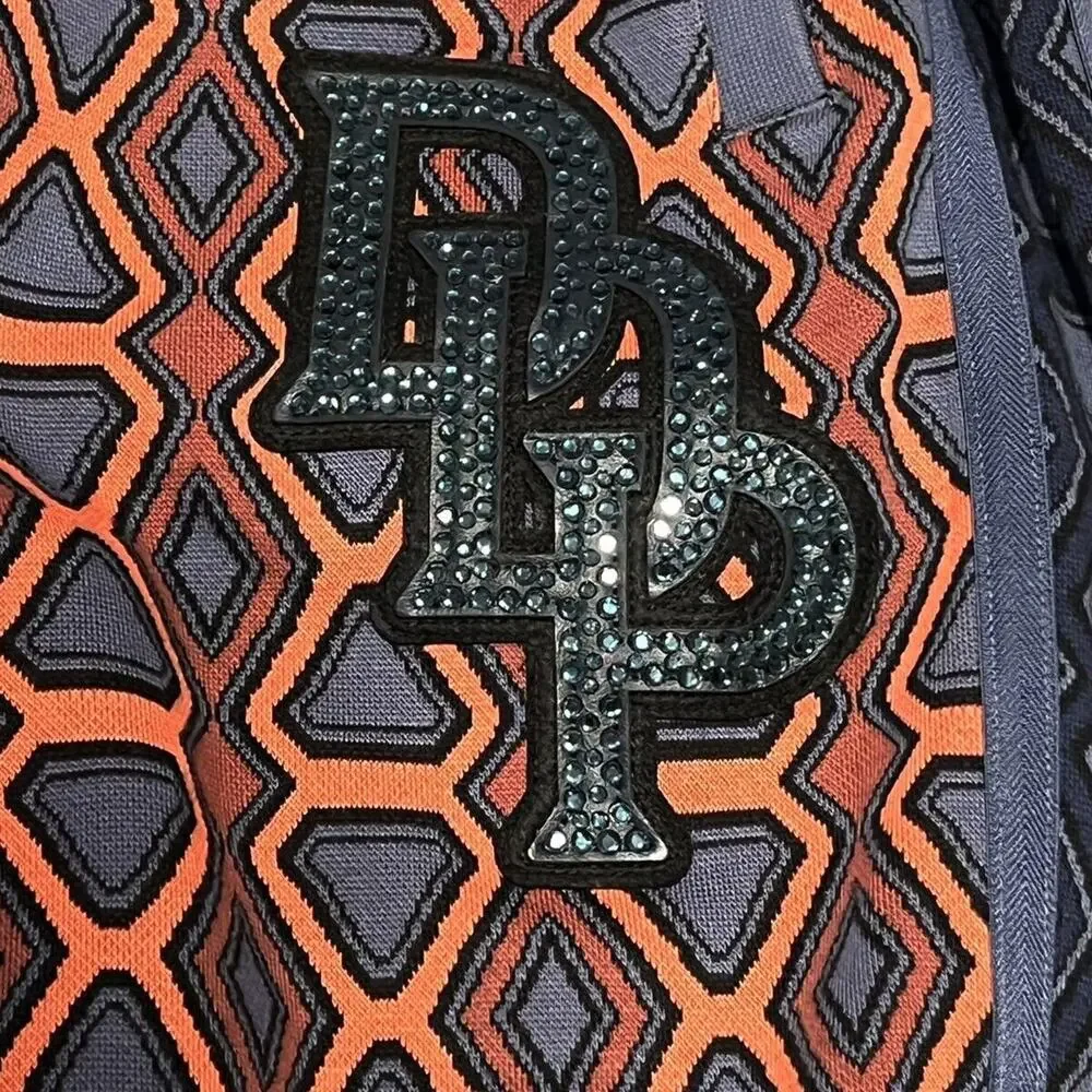 Puma x Dapper Dan T7 Pants Mens Blue Indigo Size M MEDIUM NWT AOP All Over Print